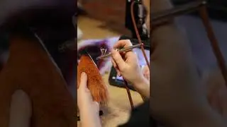 Airbrushing EarGear moving cosplay ears is satisfying - we can make whatever you like 😍 #cosplay