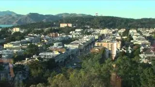 Panoramic views from Hamon Tower Observation Floor, de Young Museum, San Francisco, California, USA