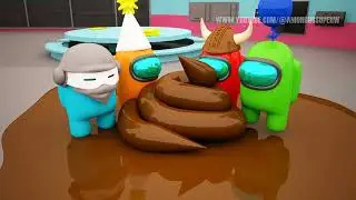 AMONG US POOP! / 0000 / IMPOSTOR POOPED EVERYWHERE! / THE FUNNIEST ANIMATIONS! / #game #memes #funny