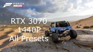 Highly Enjoyable ! Zotac RTX 3070 VS Forza Horizon 5 - 1440P All Presets