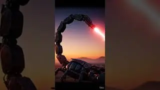 CYBERNETIC SCORPION: Lethal Needle #scorpion #robot  #desert  #shorts  #scary  #ai  #insects