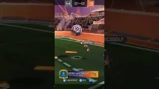 How to almost miss a wide open net #rocketleague #rocketleagueclips