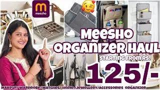 Meesho Haul | All Under Budget | Home/Wardrobe/Jewellery | Meesho Wardrobe ORGANIZER haul |