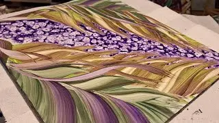 ARTE FLUIDO MÁGICO 🔥🎨 ASI DE FACIL CREAR ABSTRACTOS 👌🎯 ARTE Y TERAPIA 💌