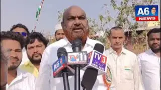Congress party Senior Leader Syed Jhangir Hussain Flag Hoisting on Republic day..