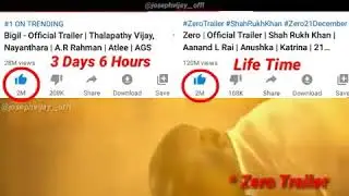 Bigil trailer VS zero trailer troll