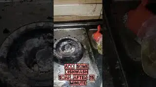 how to cleaN kitchen shelves & Stove in easy way💫#kitchen #cleaning #stove #marwahasad #youtuber