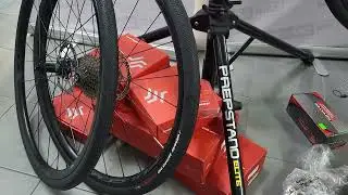 Ridley Fenix SL po wymianie kół 7990g , zysk 500g. @miroslawbieniasz @ridley_bikes @dtswiss #road