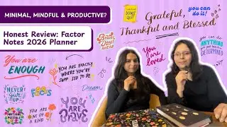 Factor Notes Planner Review 