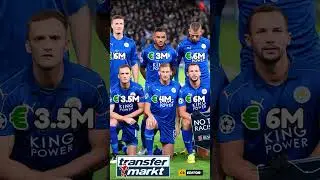 Value of Leicester City team Championship 2015/16 💵 #leicestercity #shorts #c9editor