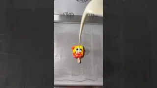 SpongeBob Popsicle Rolled Ice Cream🧽