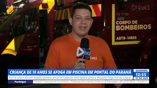 CRIANÇA DE 10 ANOS SE AFOGA EM PISCINA EM PONTAL DO PARANÁ