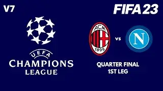 AC MILAN vs. NAPOLI | UEFA CHAMPIONS LEAGUE | FIFA 23 (FULL GAMEPLAY)