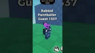 FORSAKEN RABBIDS COLLAB SKIN SHOWCASE #forsaken #roblox #shorts