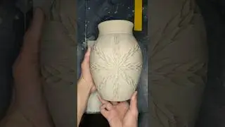 carving pottery is a very time consuming process