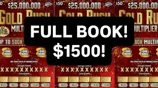 🔴 LIVE $1,500 Full Book Of $50 Gold Rush Multiplier…Can We Strike Gold?
