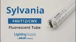 Sylvania F40CWX 40W 48 Inch T12 Linear Fluorescent 4100K 87 CRI Medium Bipin G13 Base Tube (24441)