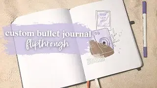 CUSTOM BULLET JOURNAL FLIP THROUGH #18 | 2021 Bullet Journal Set Up | 2021 BUJO Flipthrough | PWM