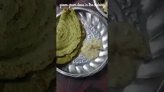 Healthy green gram dosa 🌿#greengramdosa #breakfast #healthyfood #food #cooking #foodie #homemade