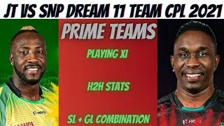 JT vs SNP, SNP vs JT Dream11,JT vs SNP Match Prediction|CPL 2021|#Dream11 #JTvsSNP