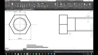 REPRESENTACION CABEZA BULON HEXAGONAL