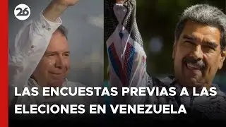 🚨 EN VIVO - VENEZUELA | Las encuestas previas dan una ventaja al candidato opositor González Urrutia
