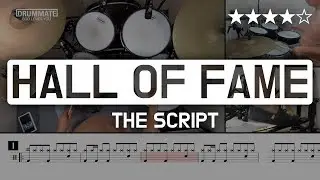 [Lv.14]  Hall Of Fame - The Script (★★★★☆) Pop Drum Cover (Score, Lessons, Tutorial) | DRUMMATE