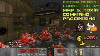 EXTRA BEANY CANNED DOOM! by Stupid Bunny - Map 5: Toxin Command Processing - nostalgic doom 1 fun!