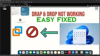 EASY FIX - Drag and Drop Copying from Windows to MacOS vmware Not Working