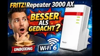 Fritz!Repeater 3000 AX - besser als gedacht? #repeater #fritzbox #avm #wifi6 #wifi #smarthome #pc