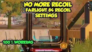 FARLIGHT 84 NO RECOIL SENSITIVITY | FULL GYRO | 100% WORK #farlight84 #predector75 #farlight84recoil