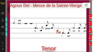 Agnus Dei : Messe de la Sainte-Vierge - Tenor