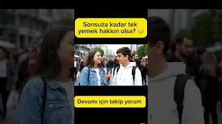 Hayat Boyu Tek Yemek? Cevap Şaşırtmadı! 🥙😂&rdquo;#SokakR&ouml;portajı #MikrofonSende #D&ouml;ner #KomikCevap
