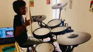 Boulevard of Broken Dreams &ndash; Drum Cover | Viaan (6-Year-Old Self-Taught Drummer)