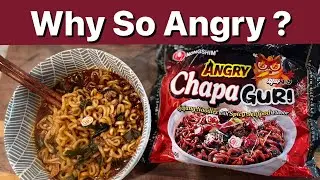 Instant Ramen Korean Noodle Taste Test | Angry Chapa Guri #shorts