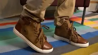 I Bought A Tan High Top Sneakers From Wish!!! | Wish Tiktok Reviews