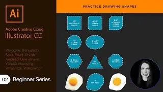 Intro to Adobe Illustrator - Exercise 01 - Practice Drawing Shapes