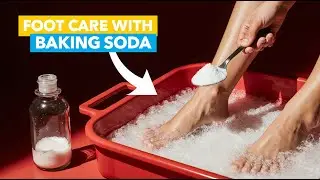 How can baking soda be used for feet?#Health #Medicine #Longevity #homeremedies