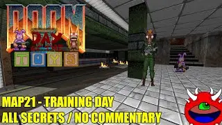 Doom 2: Day of the Toys V5 - MAP21 Training Day - All Secrets No Commentary Gameplay