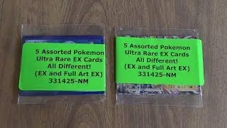 5 Ultra Rare EX Pokemon Card Lot Opening