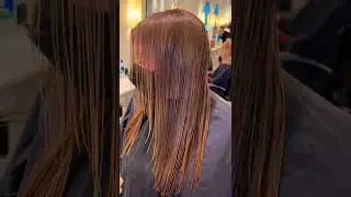 Face framing layers✨#toronto #shorts #hair #blowdry #faceframing #layershaircut #haircut