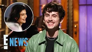 Kylie Jenner Cheers on Timoth&eacute;e Chalamet at SNL Hosting Gig | E! News