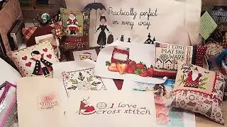✨LABORES FINALIZADAS 2024 ✨PUNTO DE CRUZ ✨( O CASI... ) ✨#flosstubers #crosstitch #diycostura