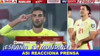 🔥 ASI REACCIONA PRENSA MUNDIAL a VICTORIA de ESPAÑA  GEORGIA vs ESPAÑA MUNDIAL 2026