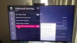 Лучшие настройки для телевизора LG nanocell 85 серии для PS5