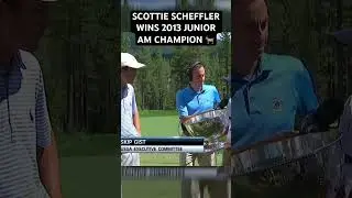 Scottie Scheffler Wins 2013 Jr Amateur Championship