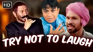 Unlimted Try Not To Laugh 😂😂 | Non-Stop Comedy Scenes | Karamjit Anmol | Habry Sangha | Comedy Clip