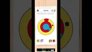 Level 193//Bring the ball into the center. Brain test #games #braintest #braingames #brainbreaks