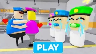 ROBLOX BARRY&rsquo;S PRISON RUN SCARY OBBY GAME PRISON ESCAPE NO WAY HOME VS POLICE GIRL PRISON ESCAPE