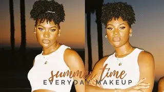 SUMMER EVERYDAY MAKEUP ROUTINE| MATTE STAY ALL DAY MAKEUP FOR Dark Skin | StateofDallas